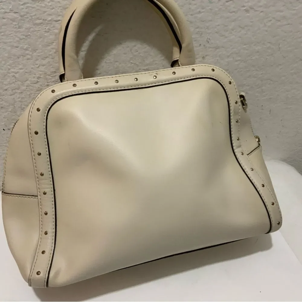 Kate Spade Rocki Helena Street Satchel Handbag off white